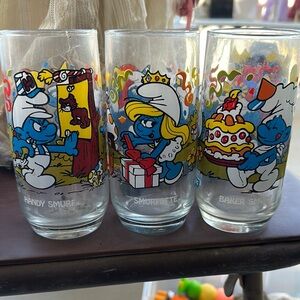 Smurfs Themed Glass Set
